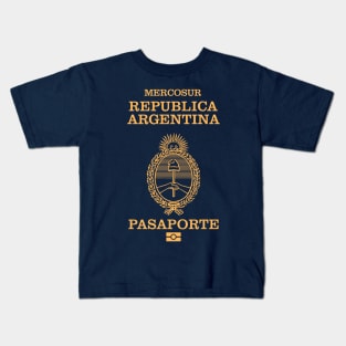 Argentina passport Kids T-Shirt